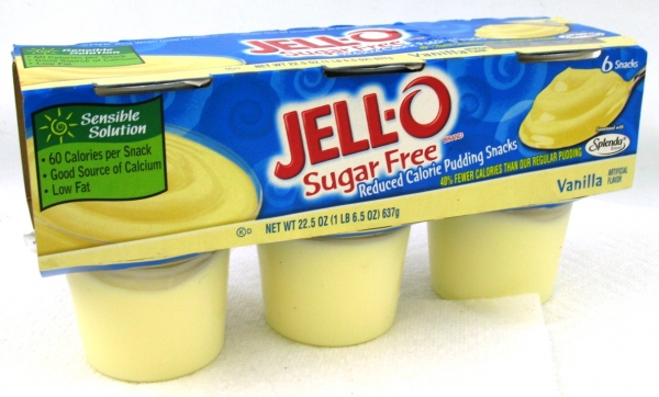 Sugar Free Jello - Vanilla Pudding