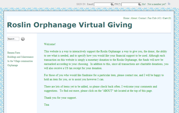 Ajakan dari Flyingchart.com yang mengadakan charity di Roslin Orphanage dan mengajak beberapa orang di internet untuk ikut berbagi
