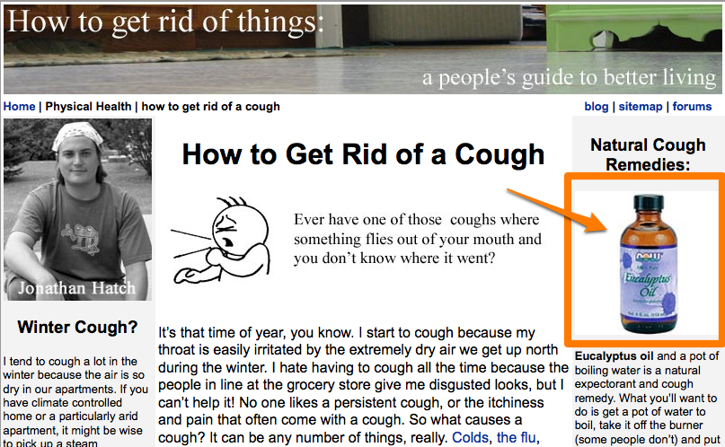 Screen Shot of How to Get Rid of a Cough