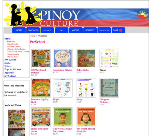 pinoy culture store screenshot